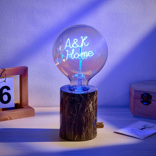 Testo personalizzato Lampada da modellazione a filamento LED